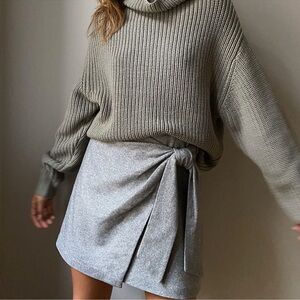 Wilfred Dorine Houndstooth wool/cashmere skirt size 00